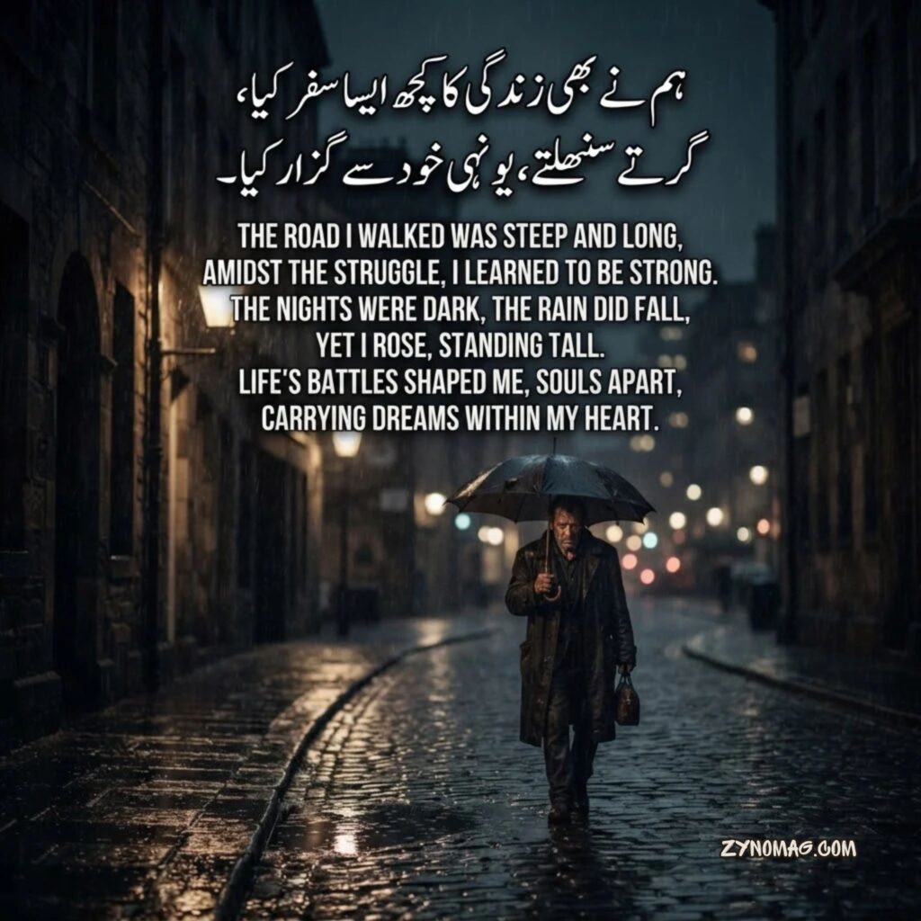 Struggle Life Shayari in English