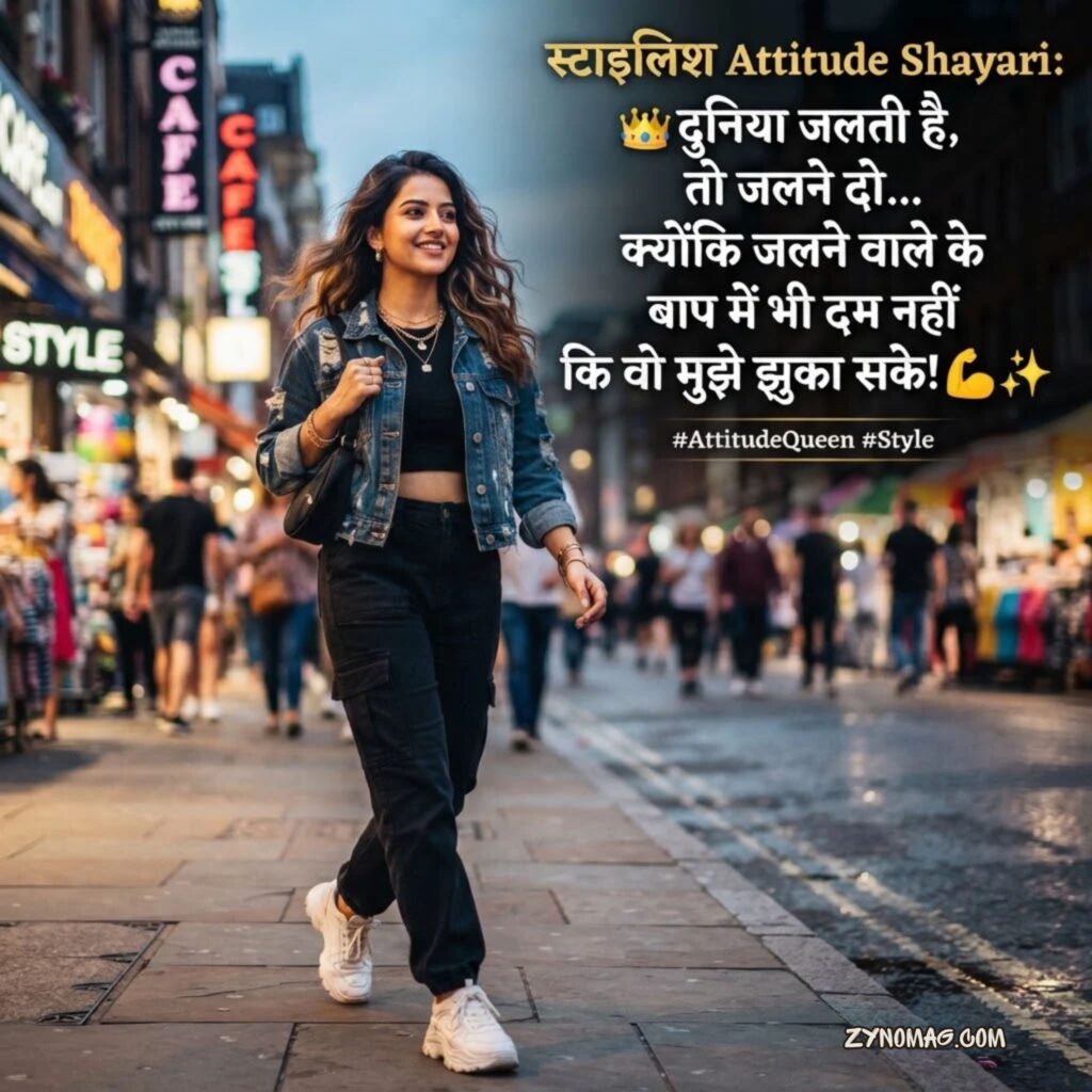 Stylish Attitude Shayari for Girl