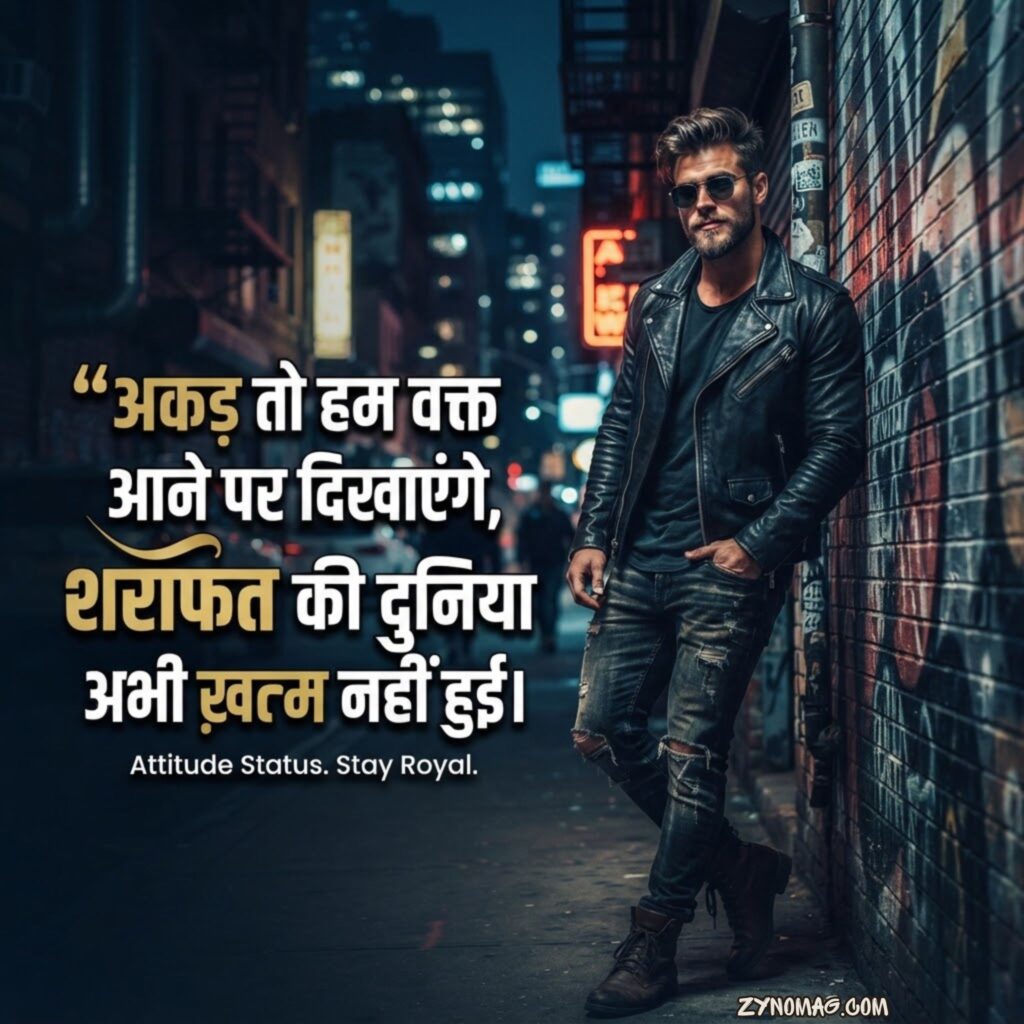 Stylish Shayari Attitude Hindi