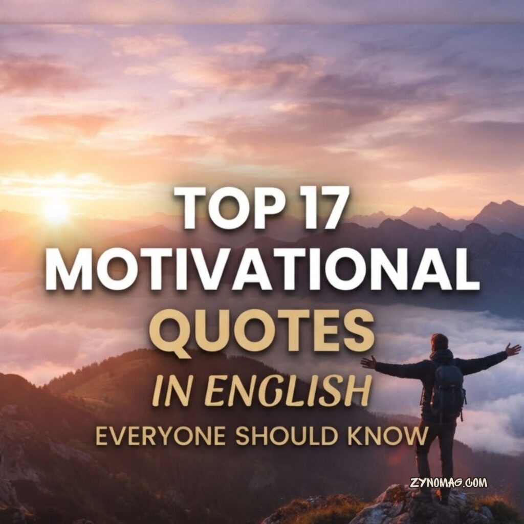 Top 17 Motivational Quotes in English Everyone Should Know