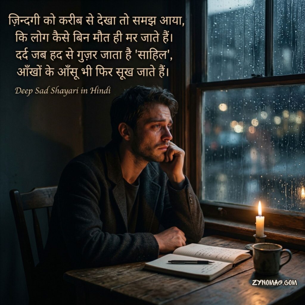 True Emotions: Deep Sad Shayari in Hindi