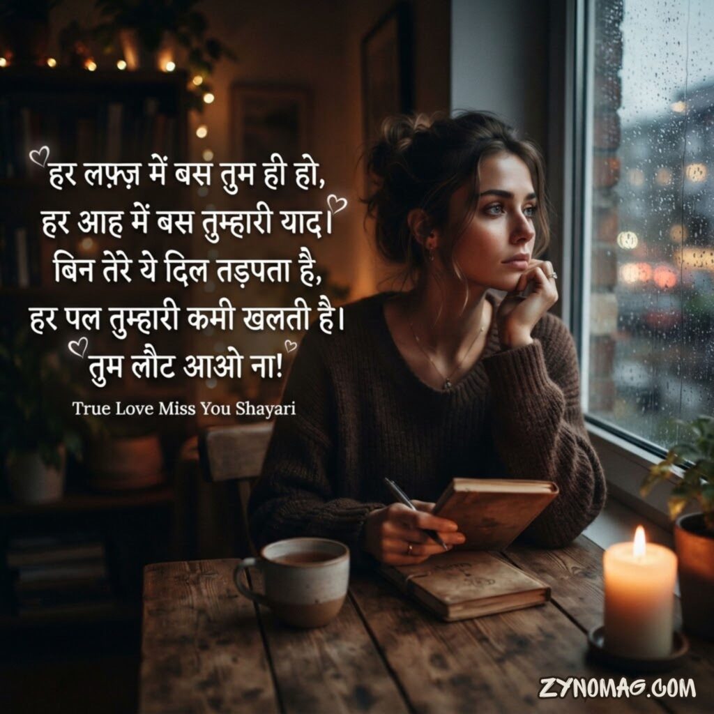 True Love Miss You Shayari
