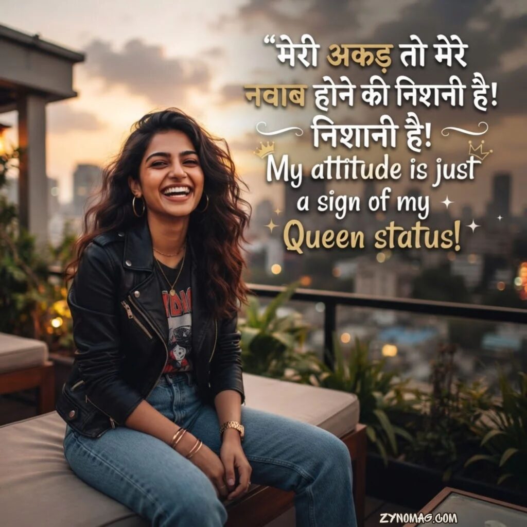 Two Line Attitude Shayari for Girl