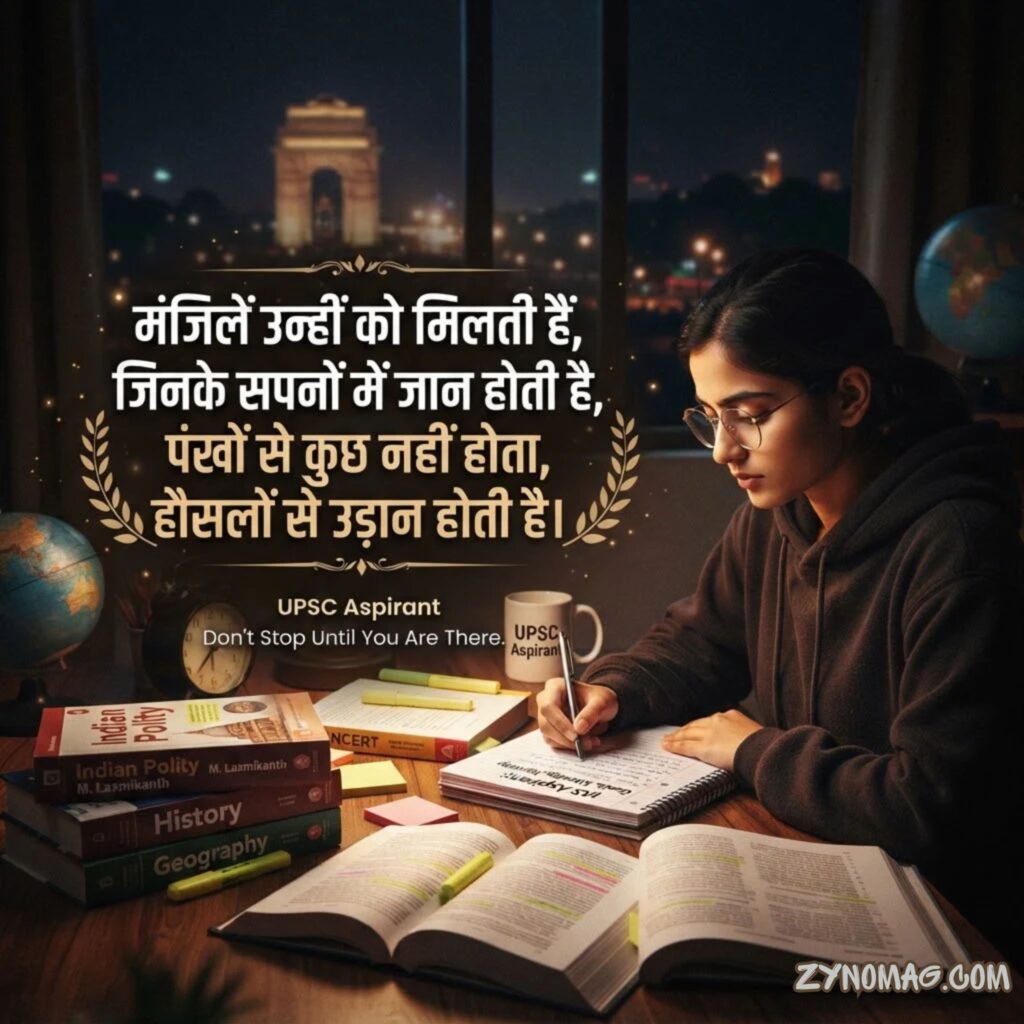UPSC Motivational Shayari