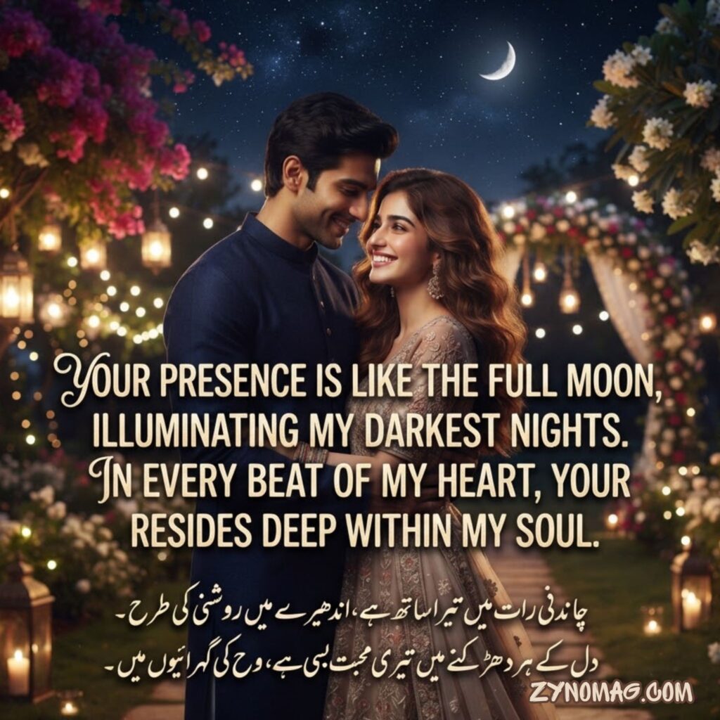 Urdu Love Shayari in English