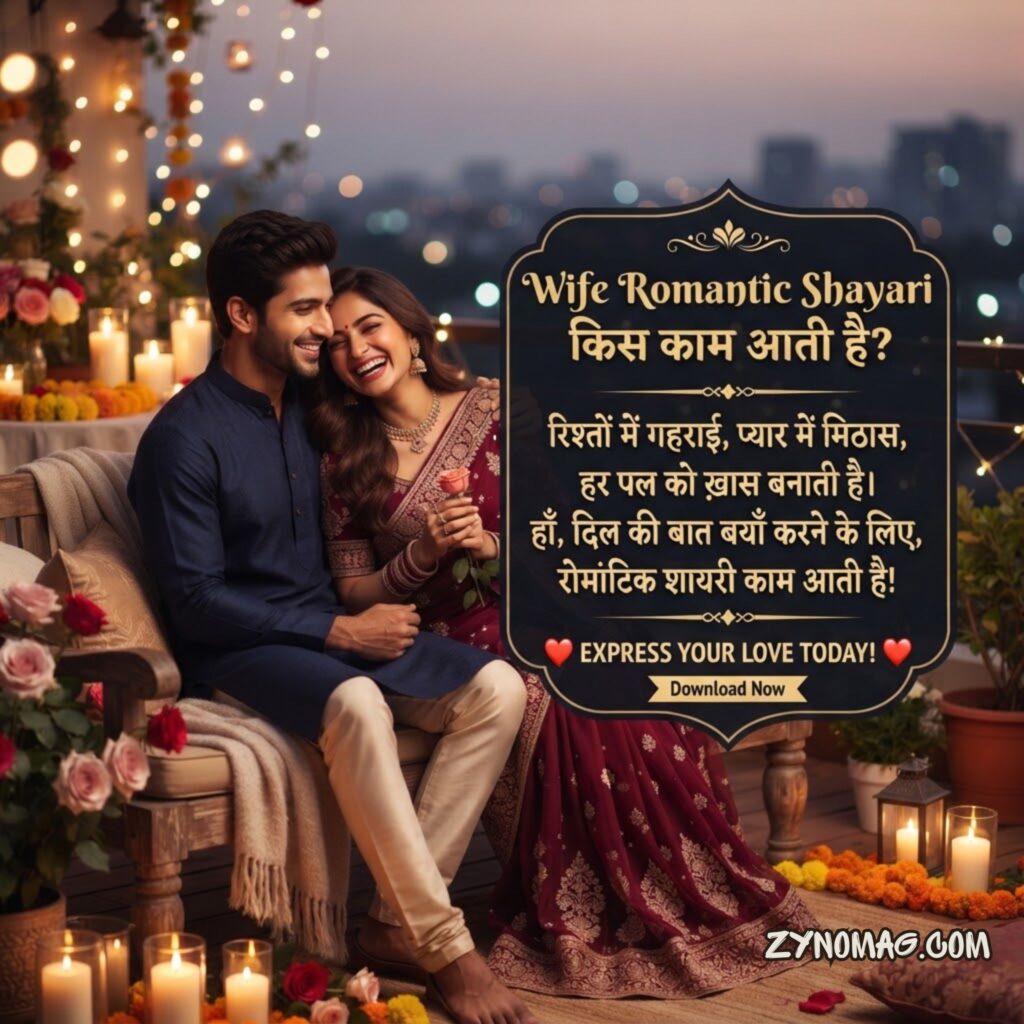 Wife Romantic Shayari किस काम आती है