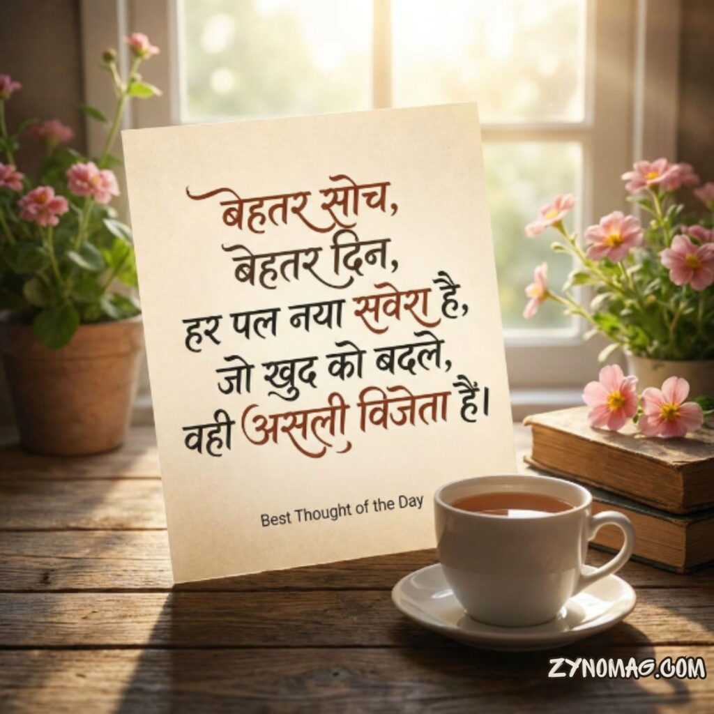 आज का सर्वश्रेष्ठ सुविचार