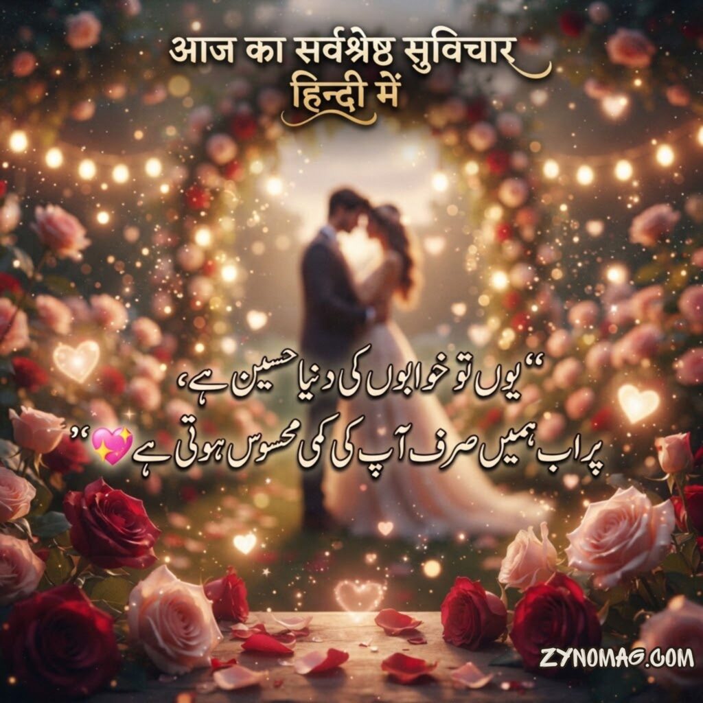 आज का सर्वश्रेष्ठ सुविचार हिन्दी में