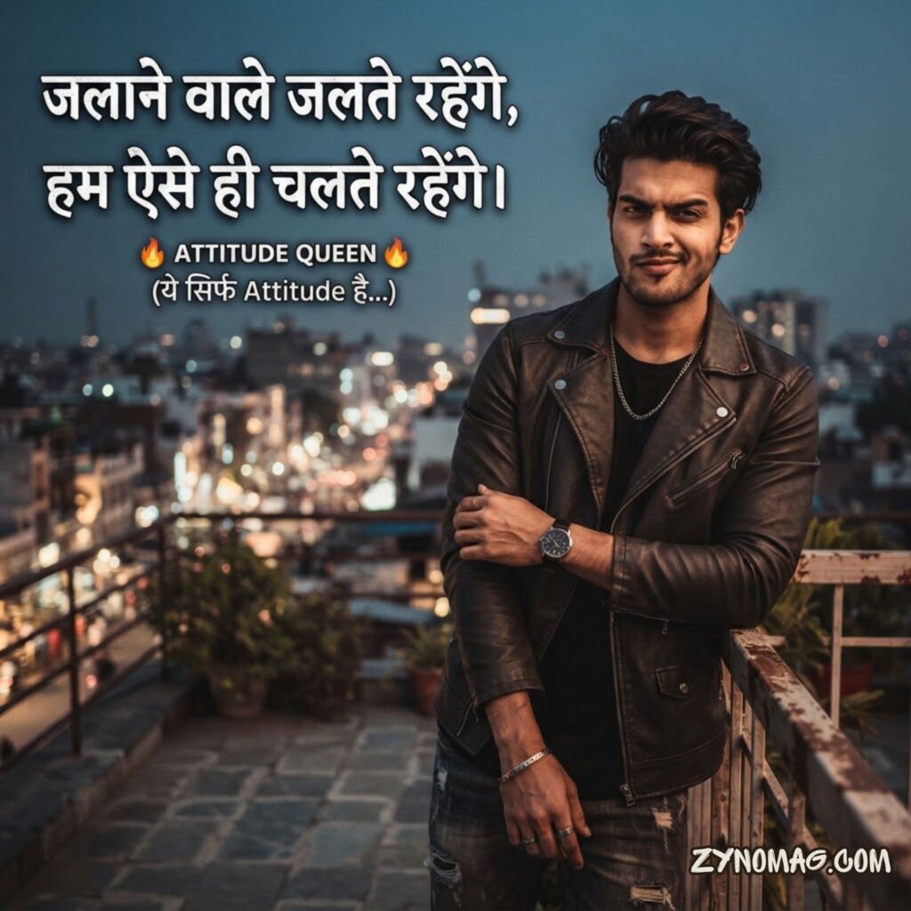 किसी को जलाने की एटीट्यूड शायरी 2 Line