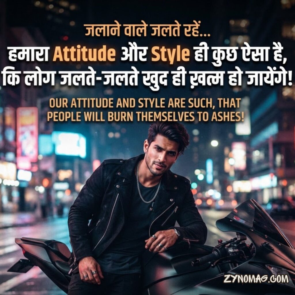 किसी को जलाने की एटीट्यूड शायरी 2026
