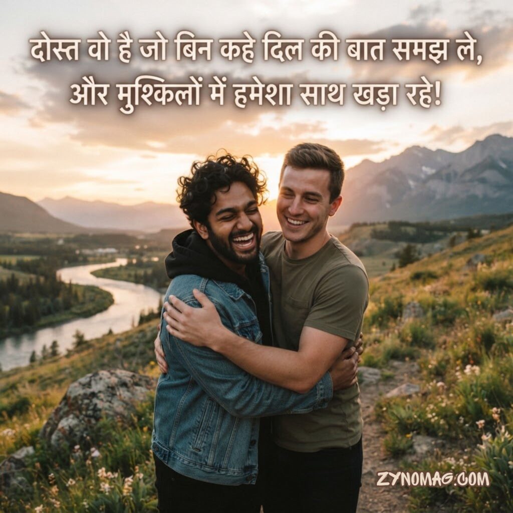 बेस्ट फ्रेंड के लिए दो लाइन
