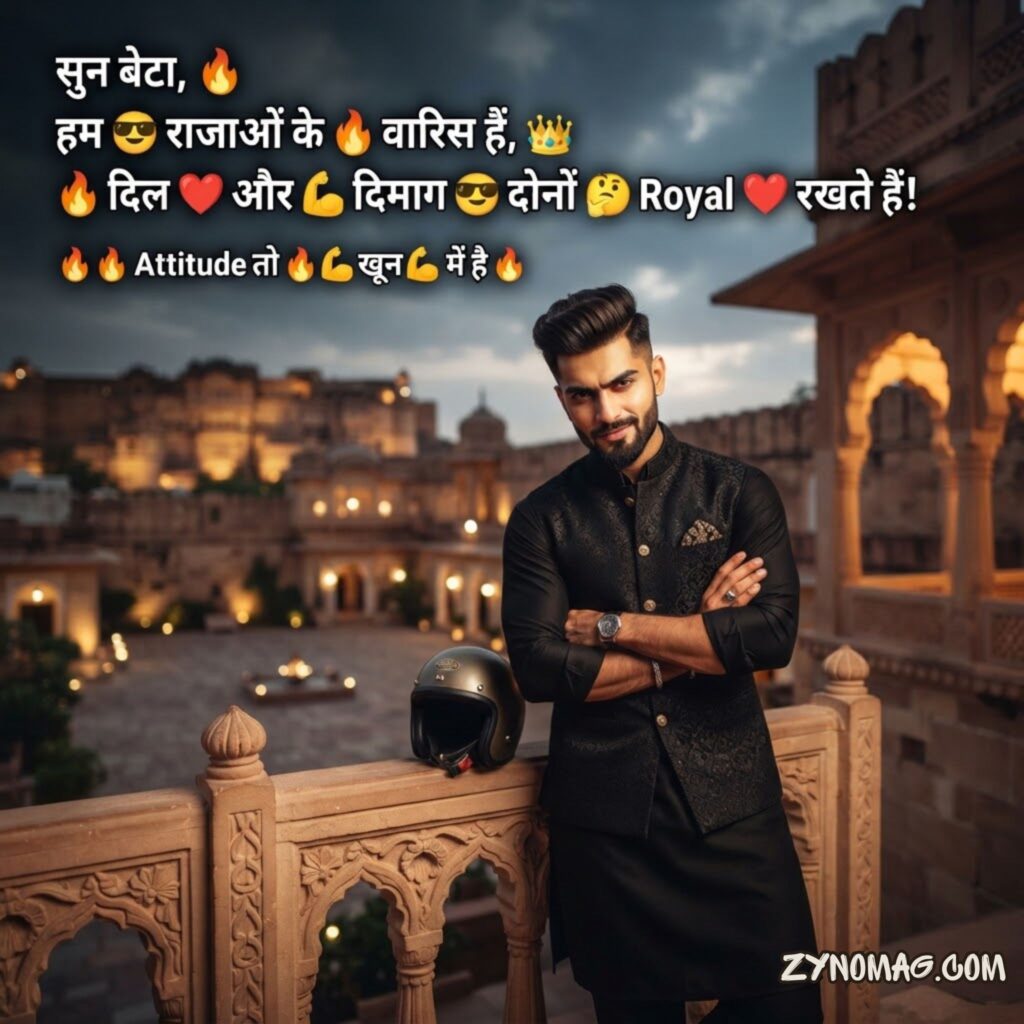 रॉयल ऐटिटूड स्टेटस हिंदी में