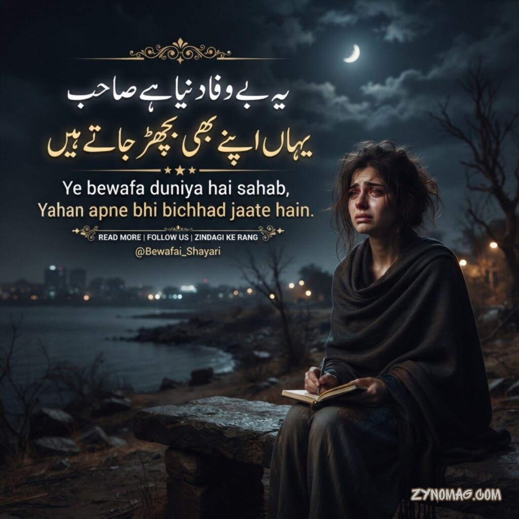 2 Line Bewafai Shayari