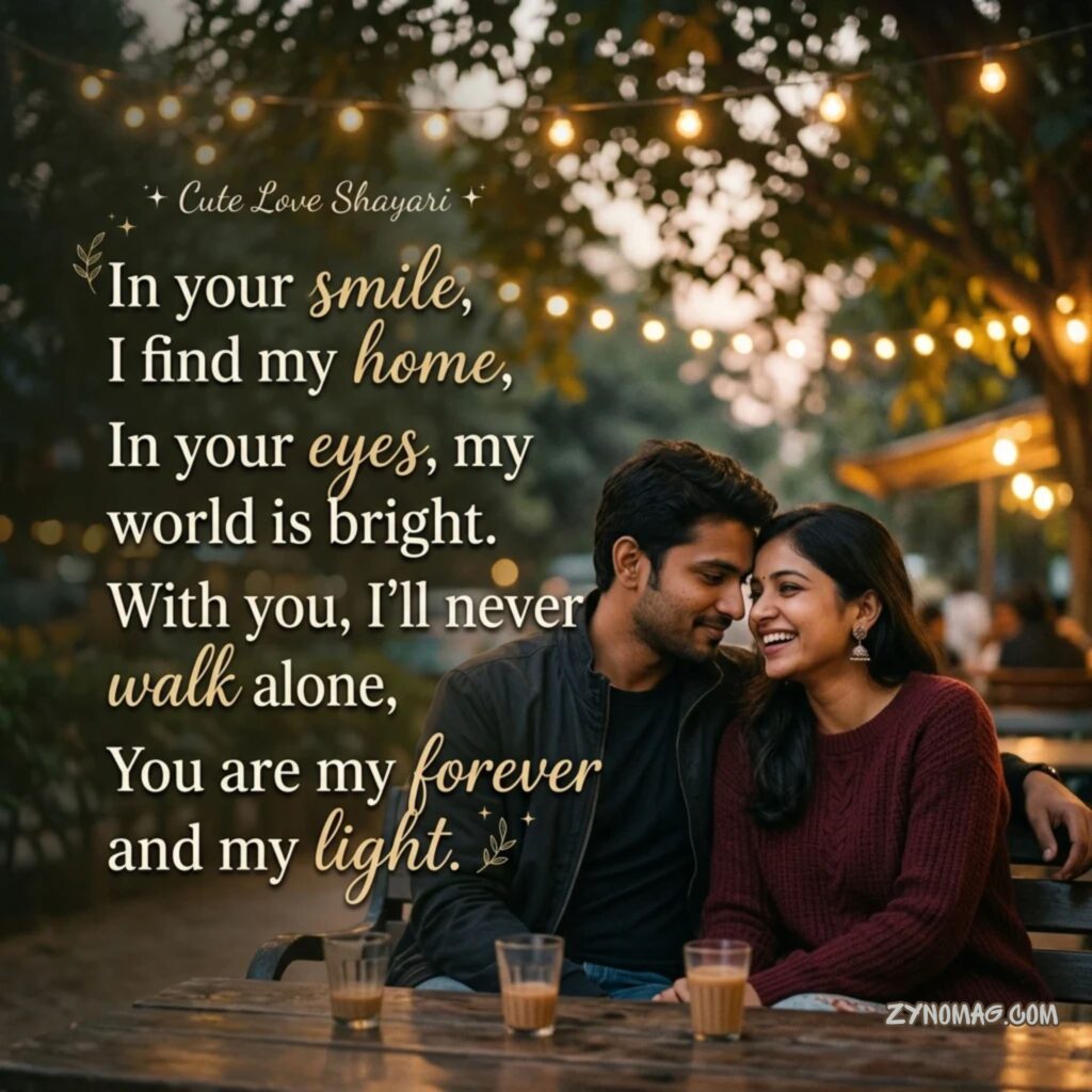 Cute Love Shayari in English