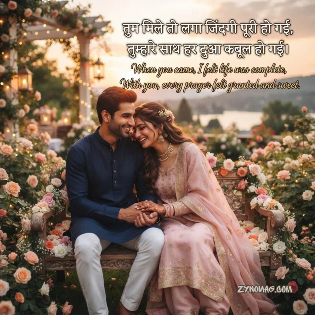 2 Line Shayari for Husband in English in Hindi