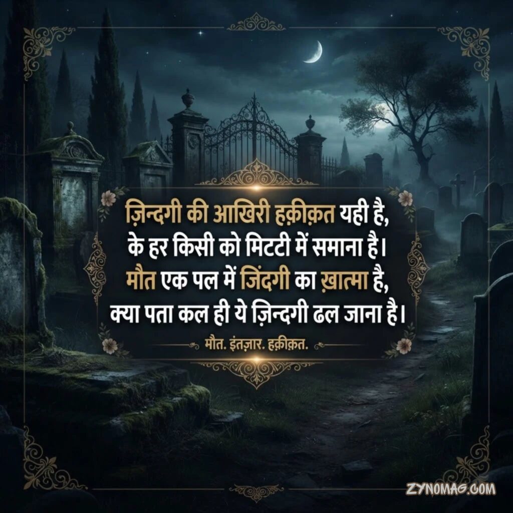 2 Lines Maut Shayari in English