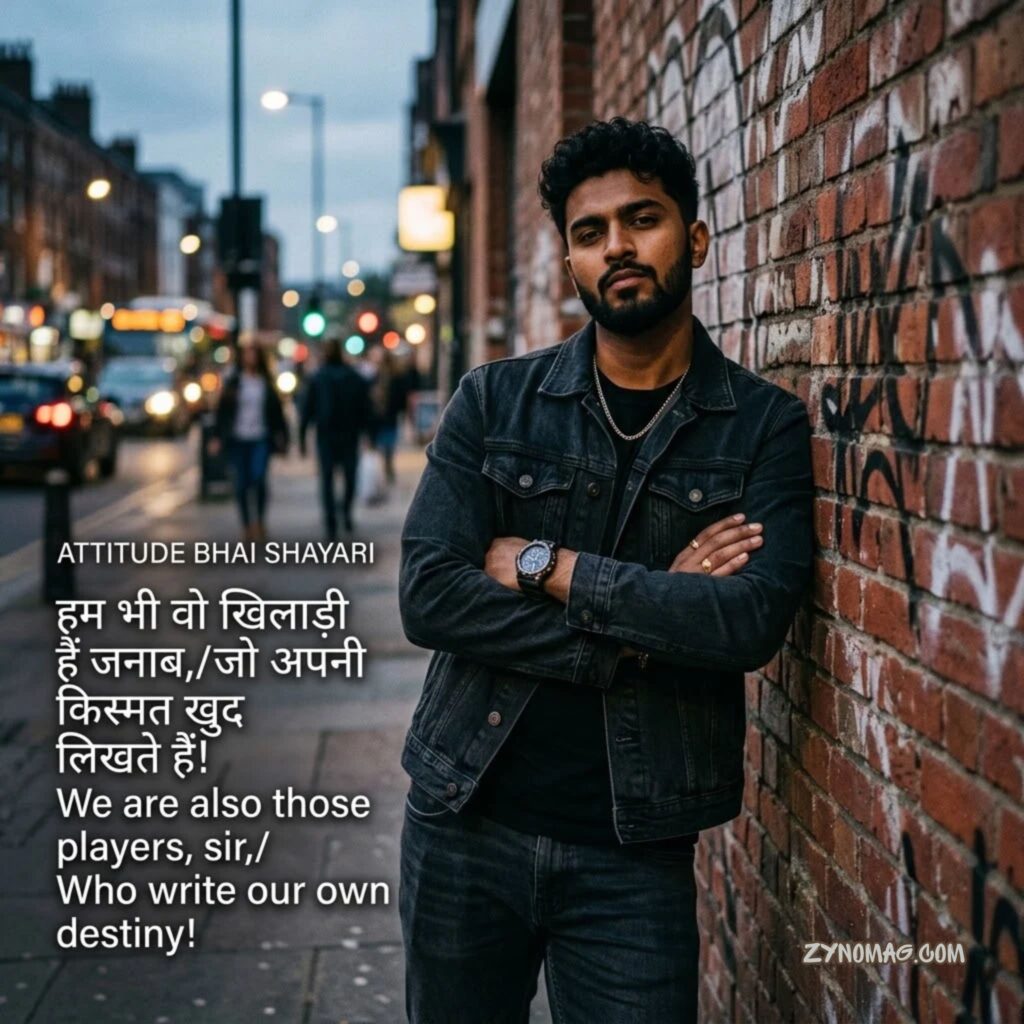 Attitude Bhai Shayari