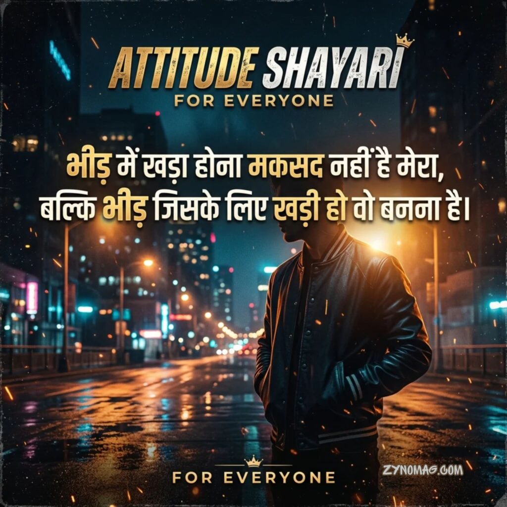 Attitude Shayari For Everyone