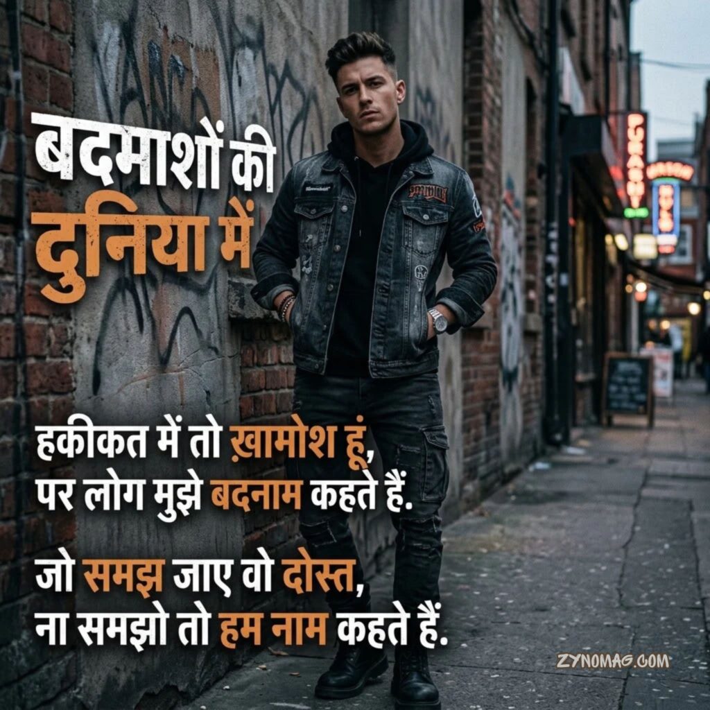 Badmash Ki Shayari