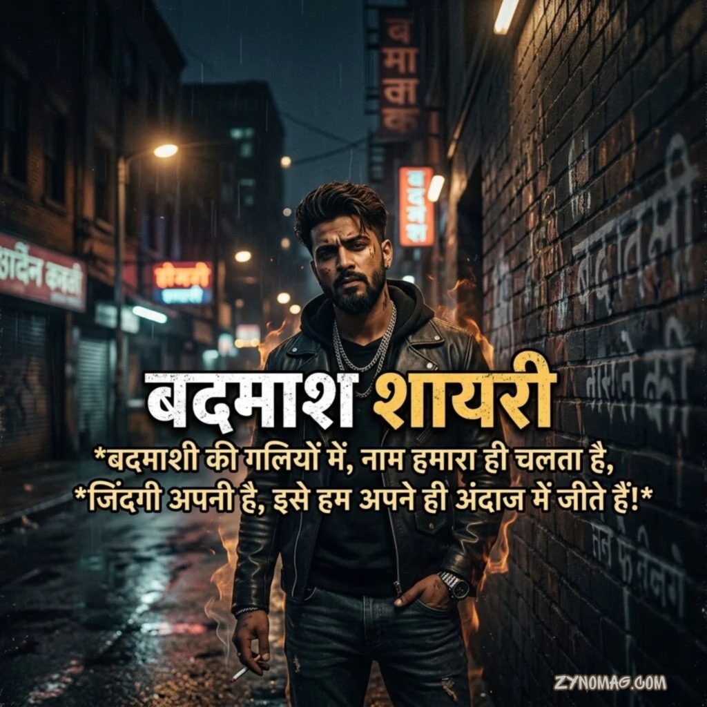 Badmash Shayari Hindi