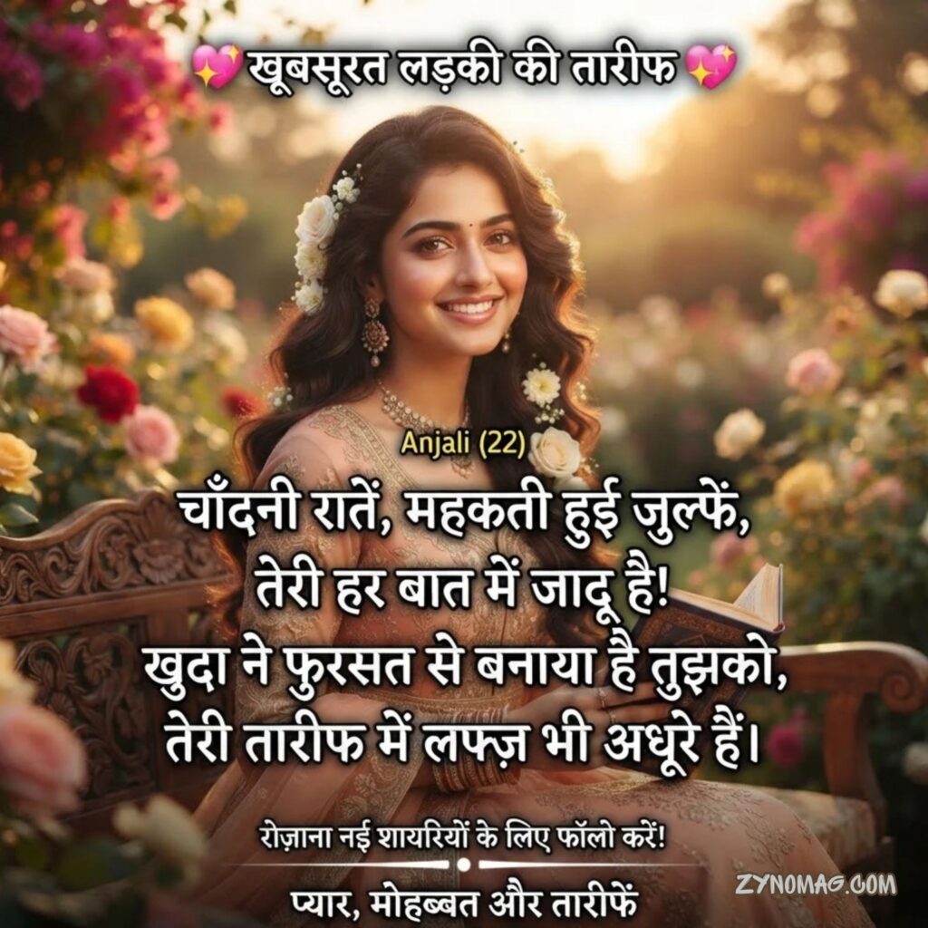 Beautiful Ladki Ki Tareef Shayari
