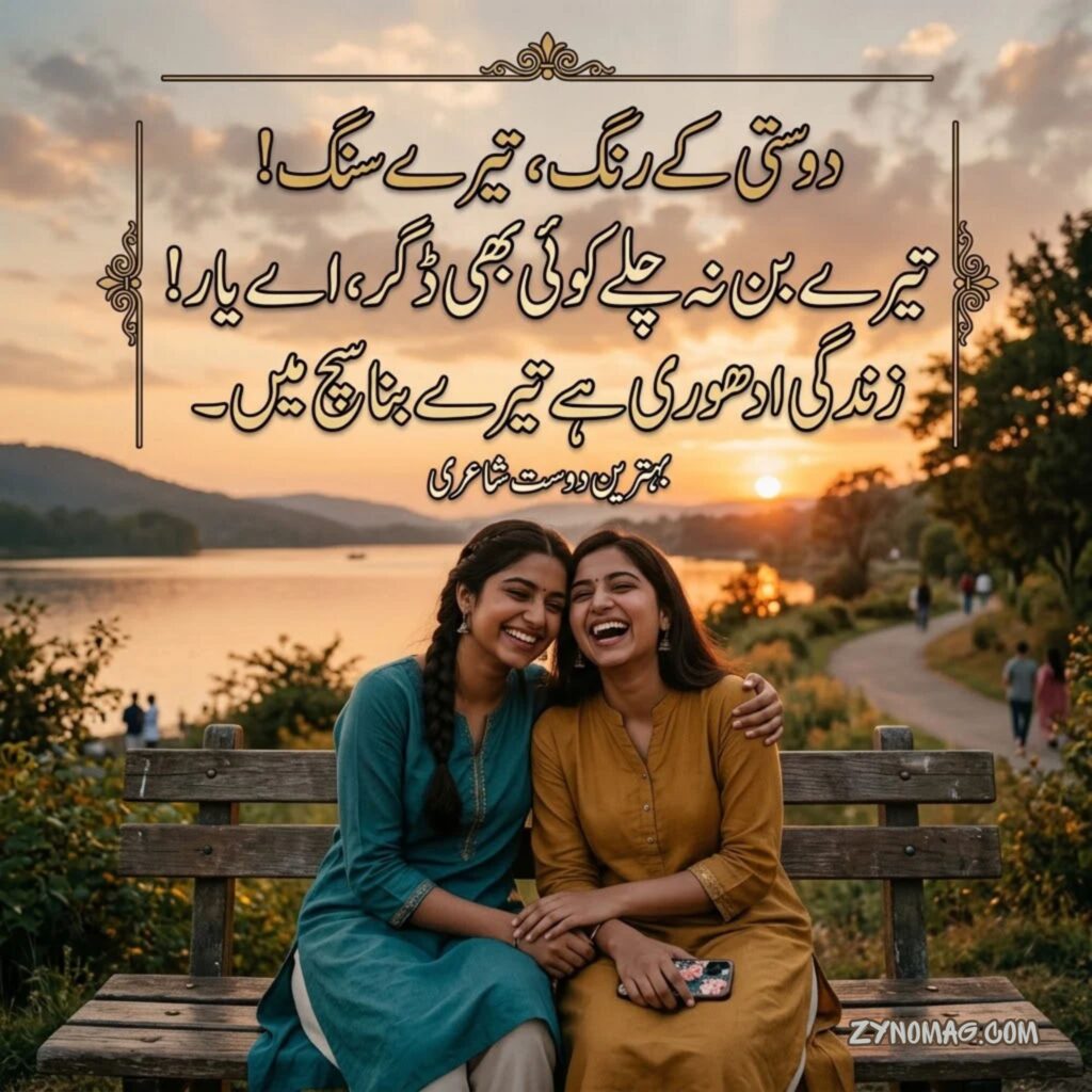 Best Friend Poetry in Urdu