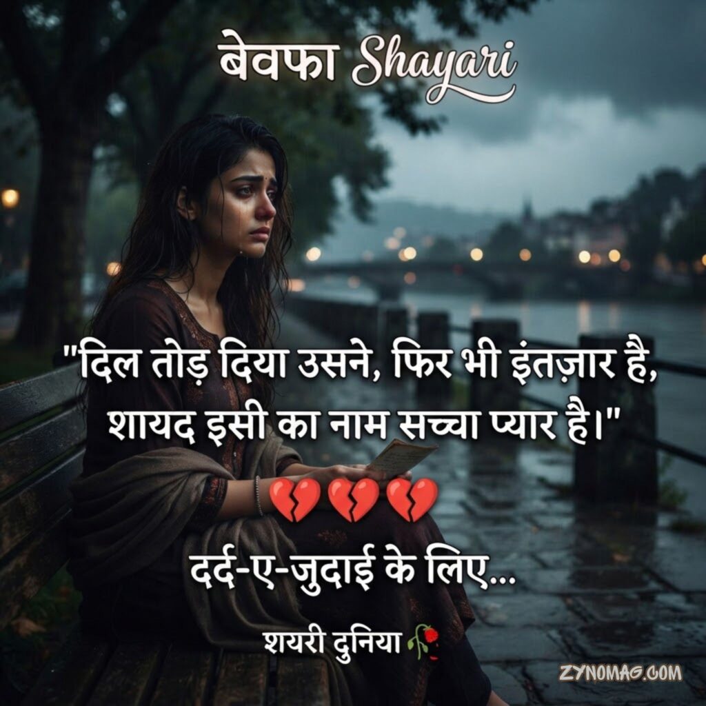 Bewafa Shayari In Hindi
