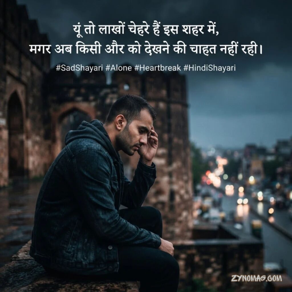Boys Sad Shayari in Hindi 2 Line