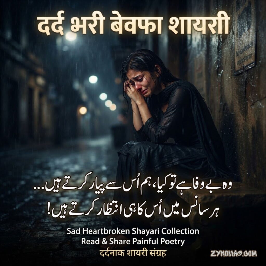 Dard Bhari Bewafa Shayari