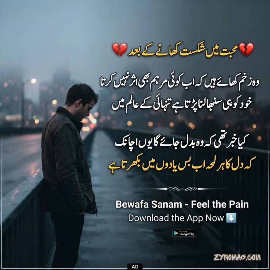 Dard Bhari Bewafa Shayari