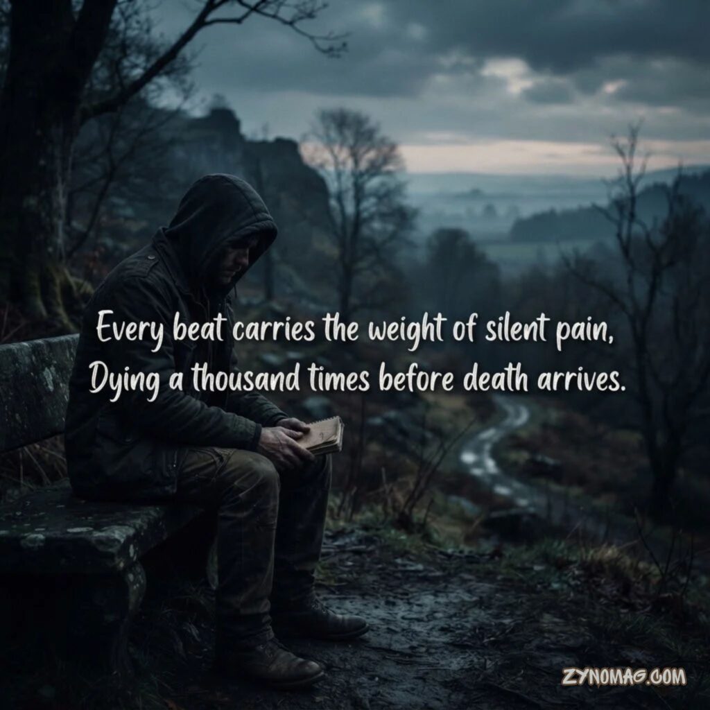 Dard Maut Shayari in English 2 Line