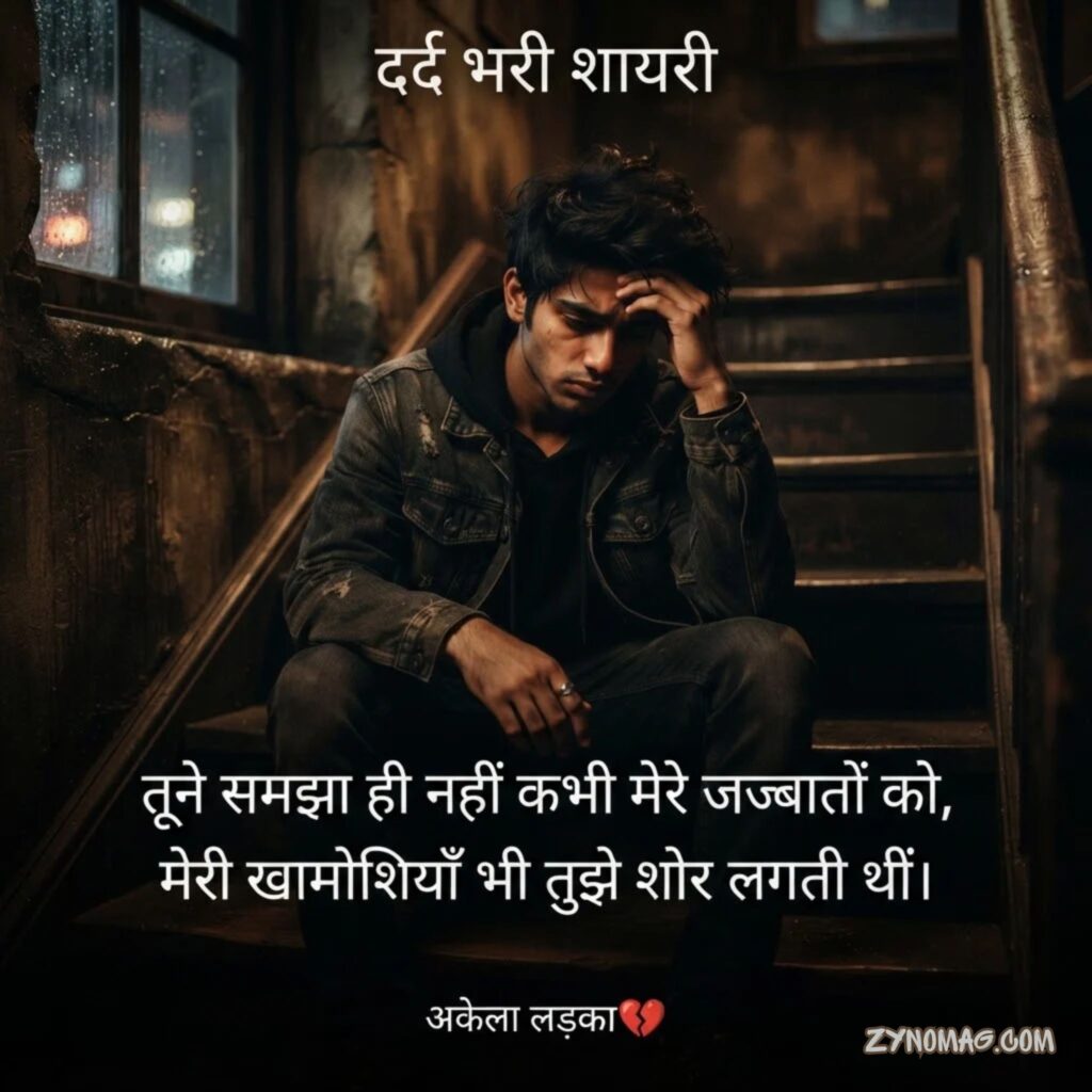 Sad Shayari Pic For Boy