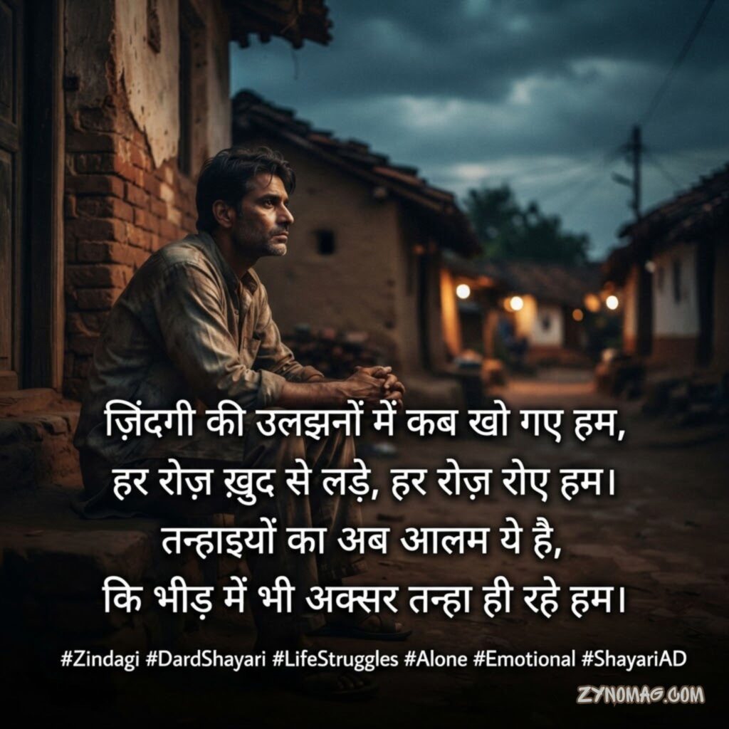 Dard Shayari on Life Struggles