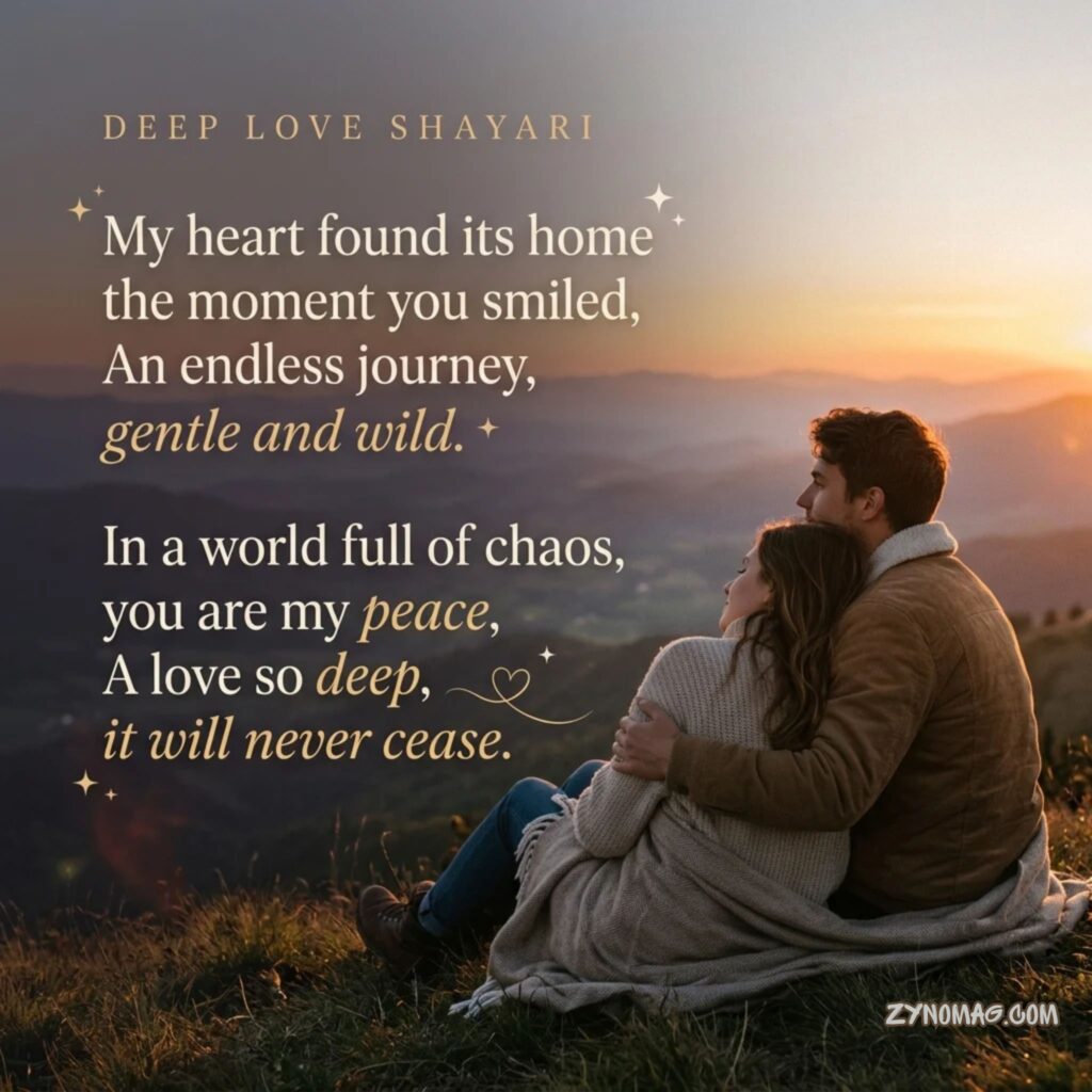 Deep Love Shayari in English