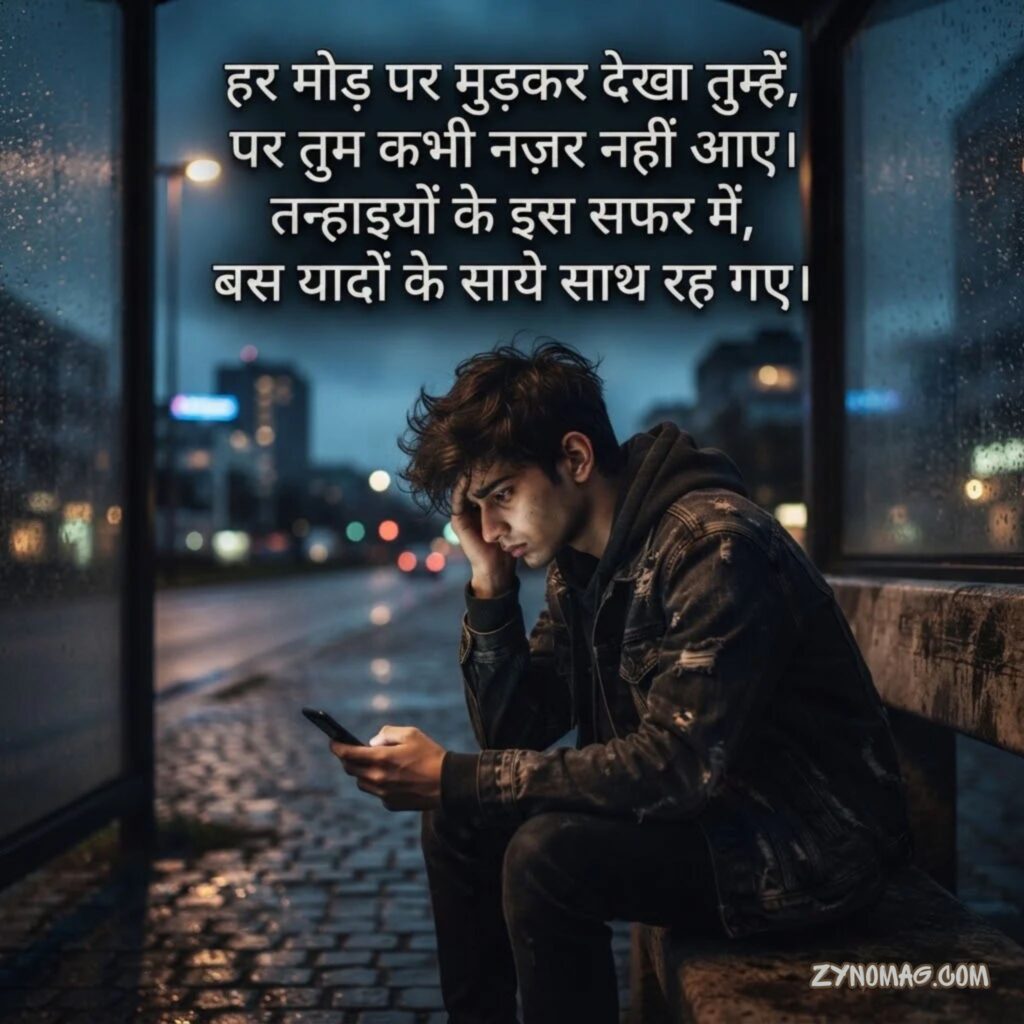 Emotional Sad Shayari For Boys in Hindi