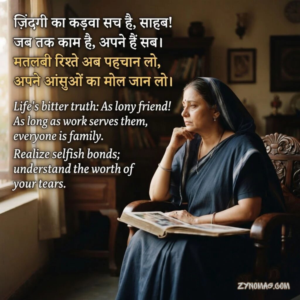 Family Matlabi Rishte Quotes Hindi English
