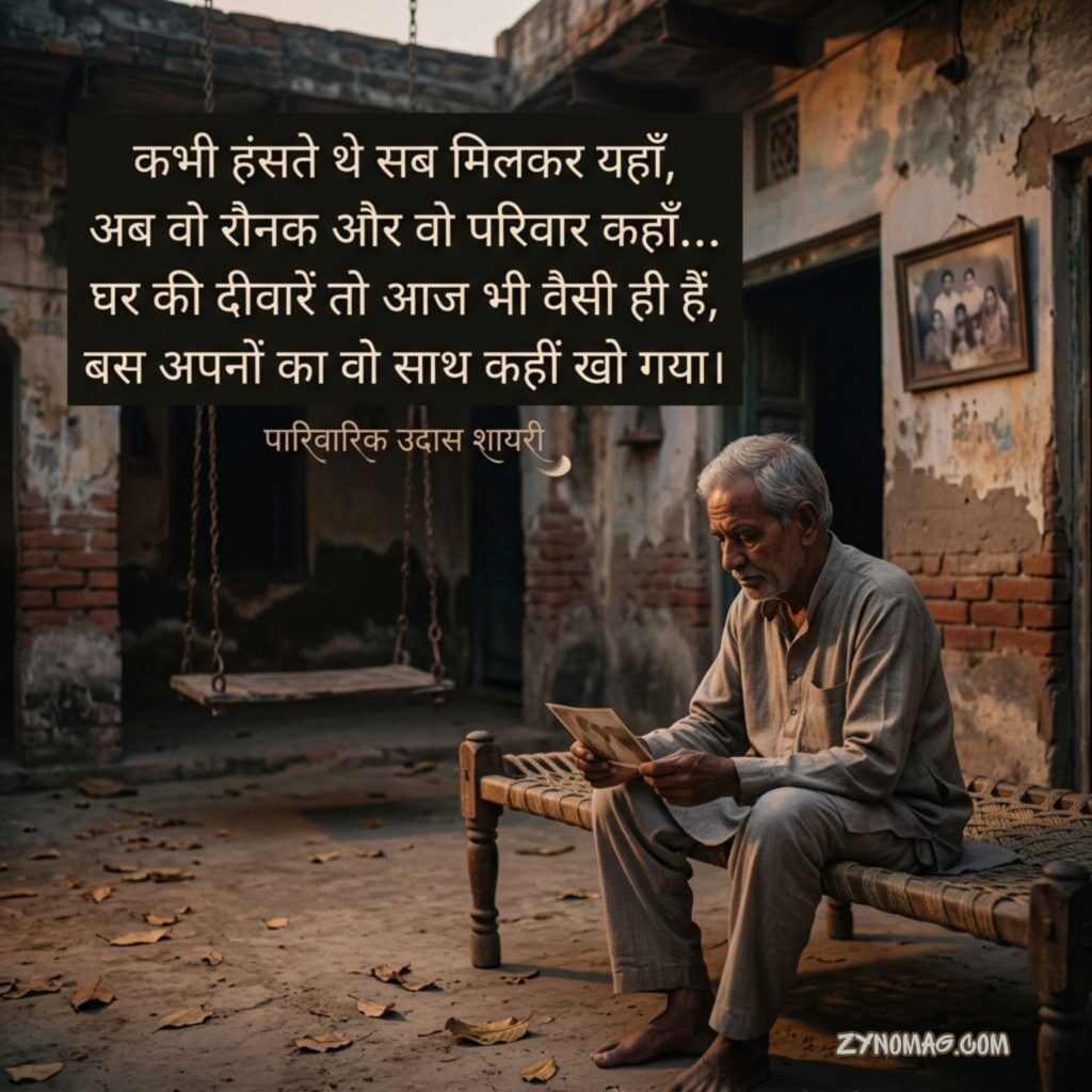 Family Sad Shayari
