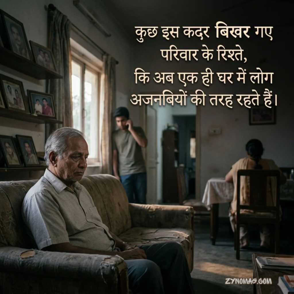 Family Sad Status In Hindi