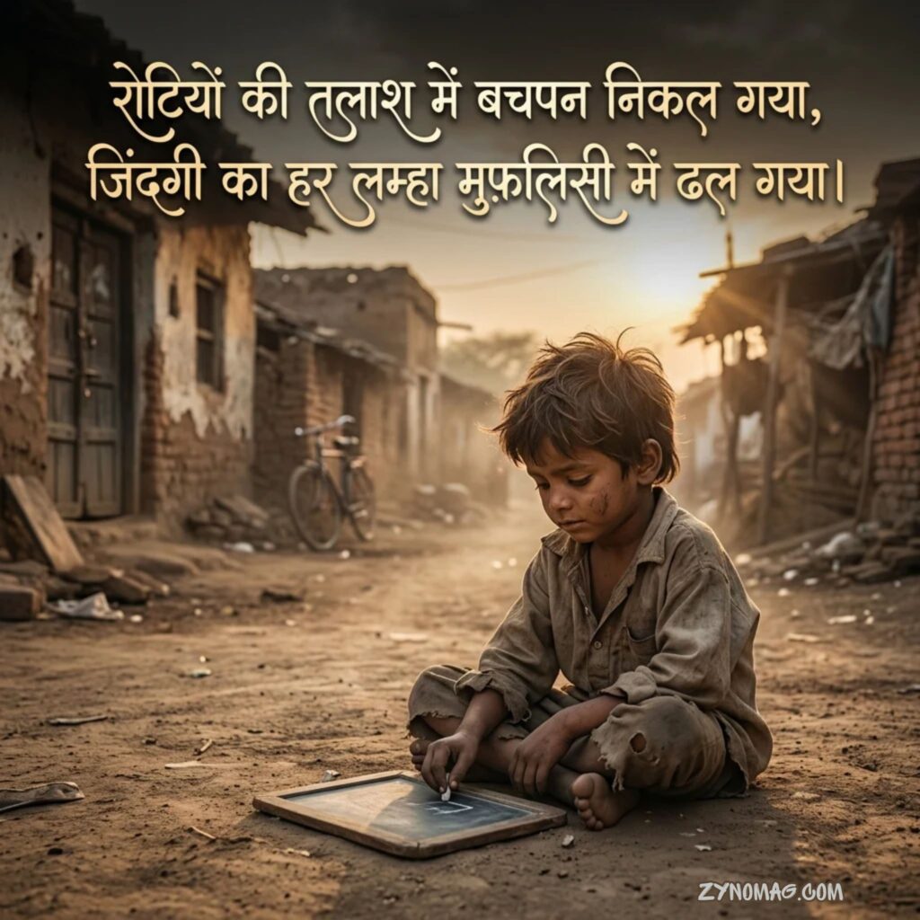 Garibi Aur Bachpan Ki Shayari