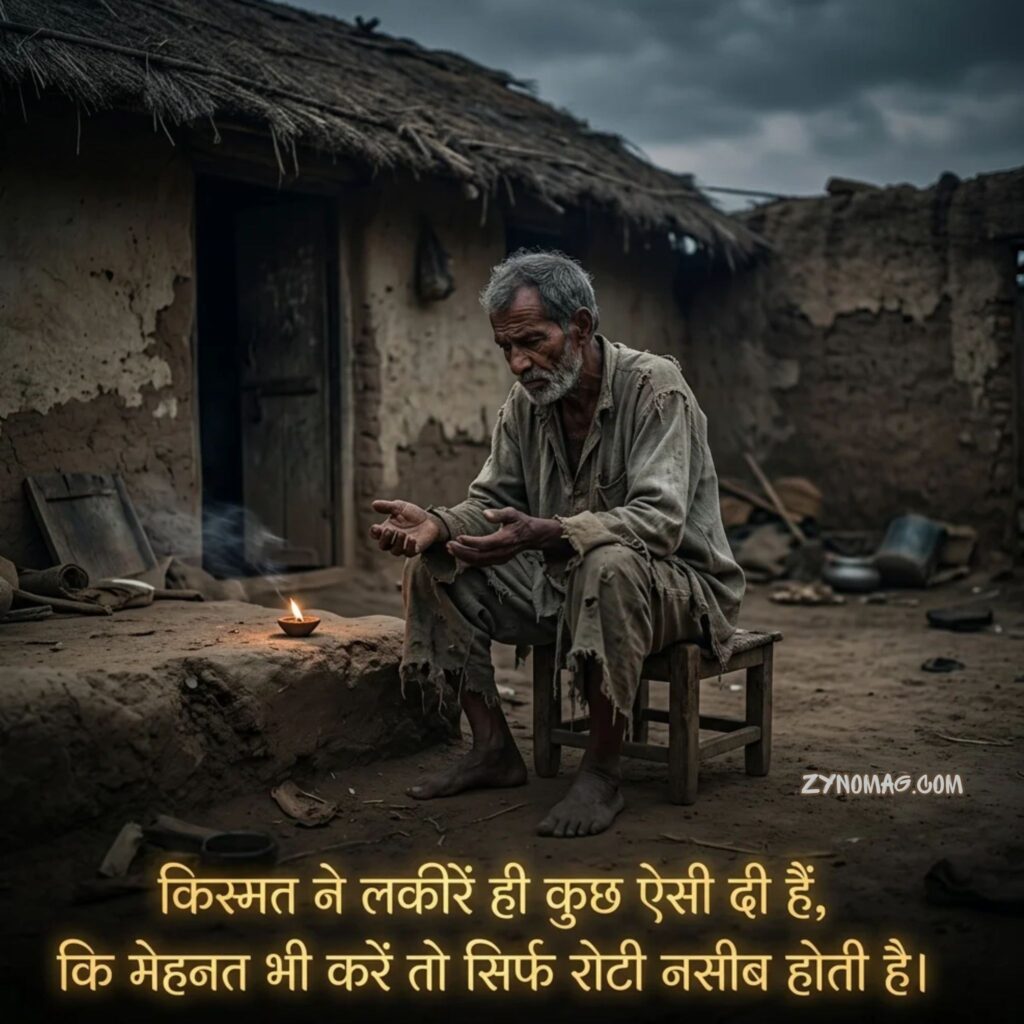 Garibi Aur Kismat Shayari