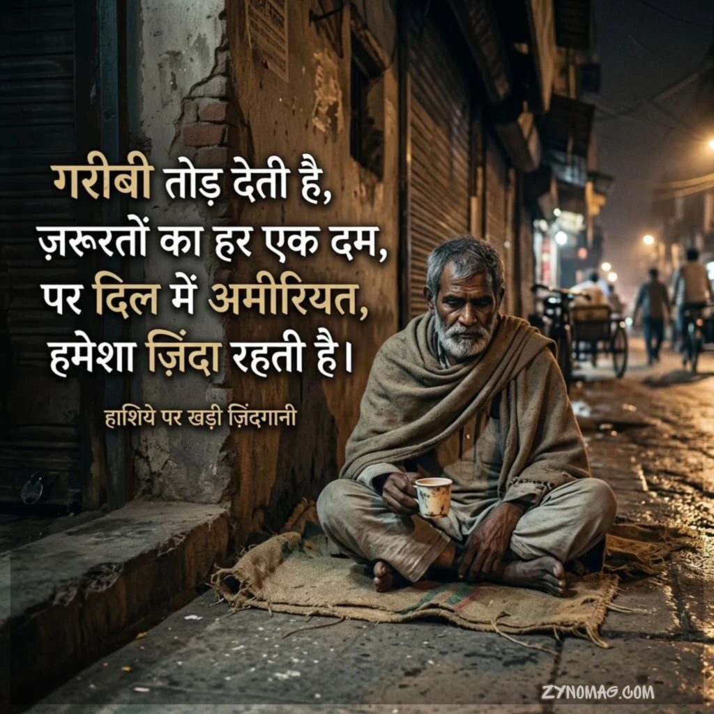 Garibi Shayari in Hindi
