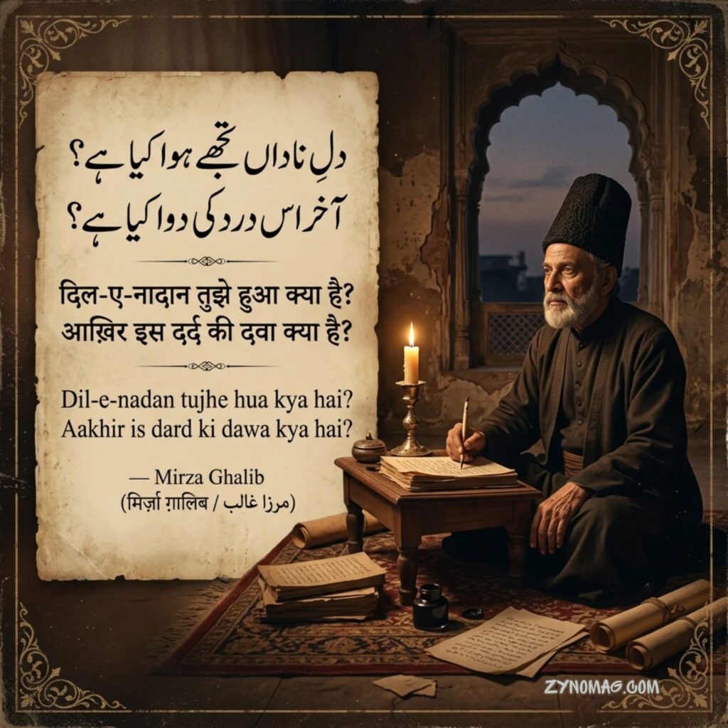 Ghalib Heart Broken Shayari