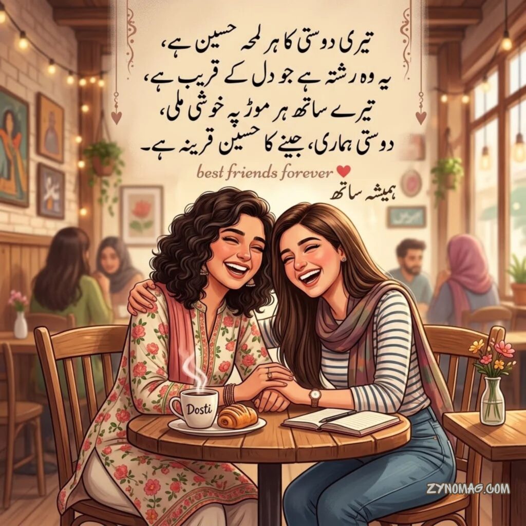 Girl Friendship Poetry in Urdu