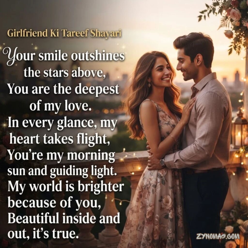 Girlfriend Ki Tareef Shayari In English