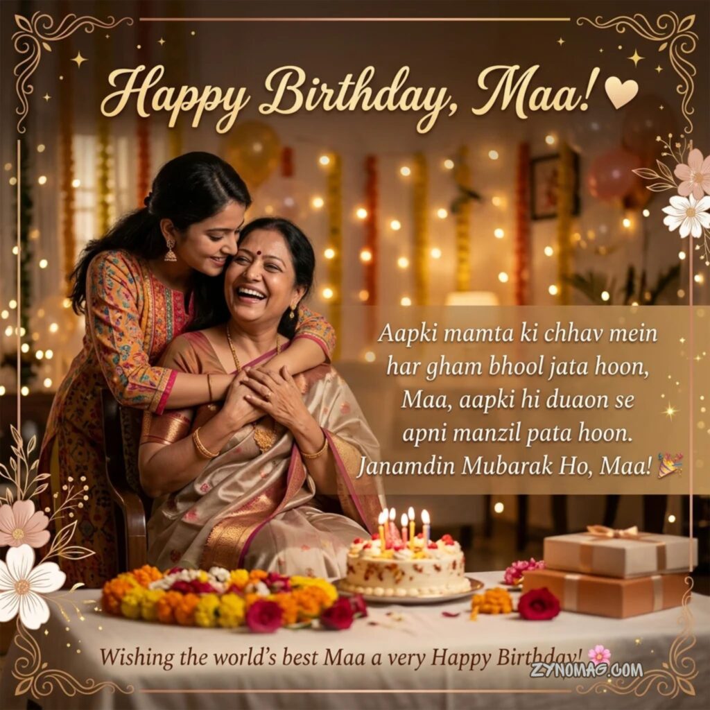 Happy Birthday Maa Shayari in English