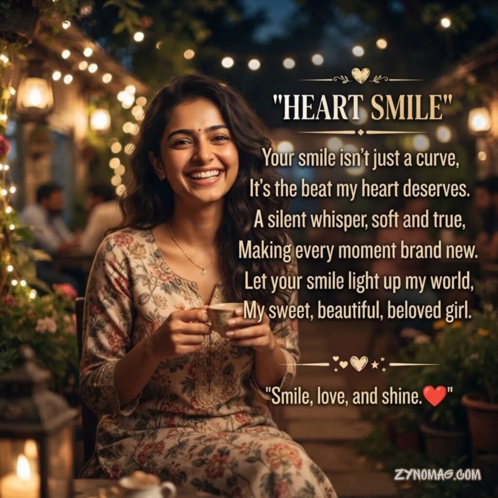 Heart Smile Shayari In English