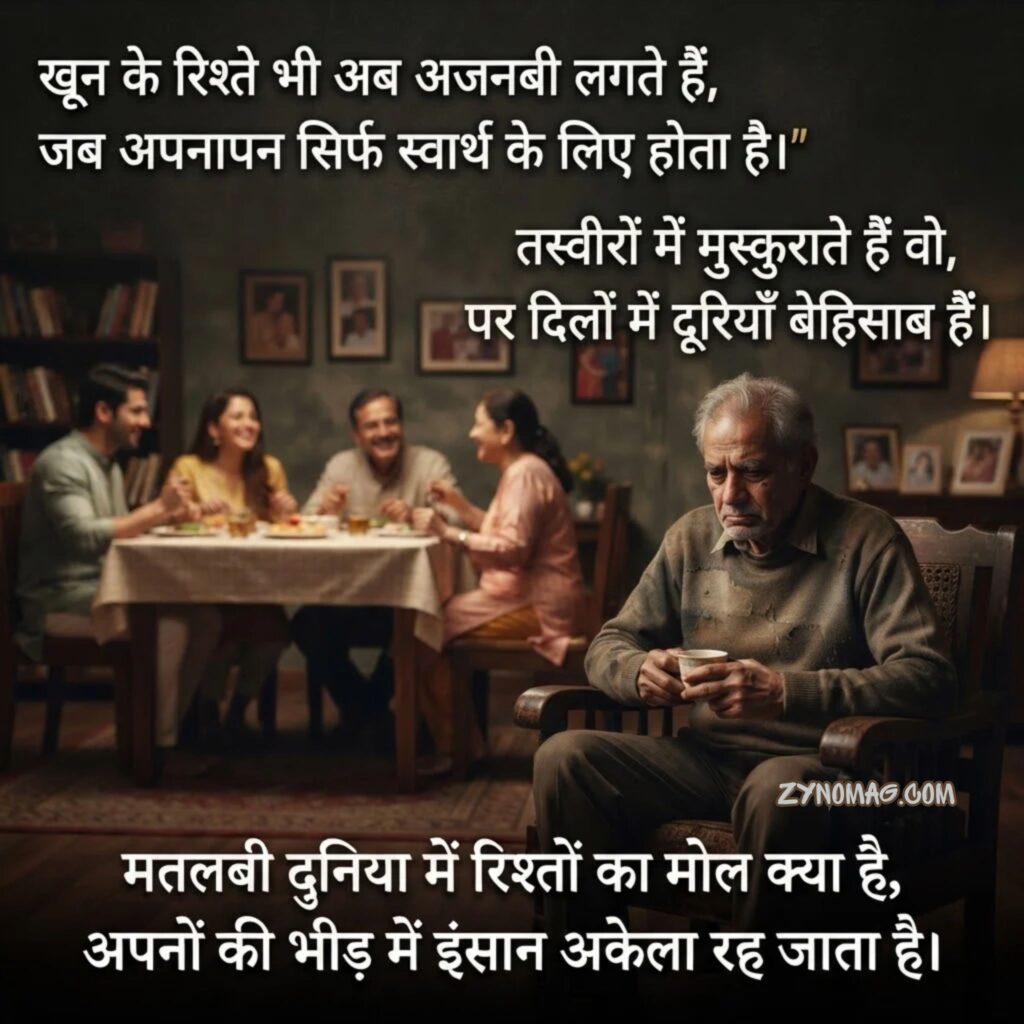 Heart Touching Family Matlabi Rishte Quotes
