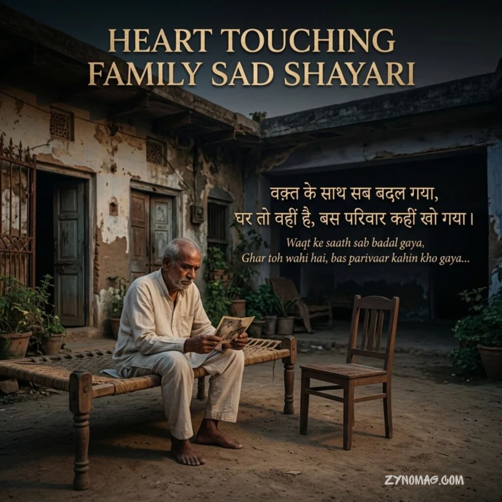 Heart Touching Family Sad Shayari