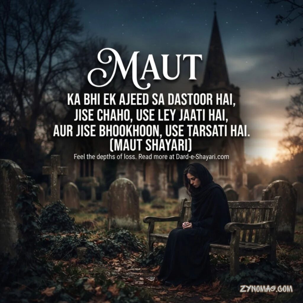 Heart-Touching Maut Shayari in English