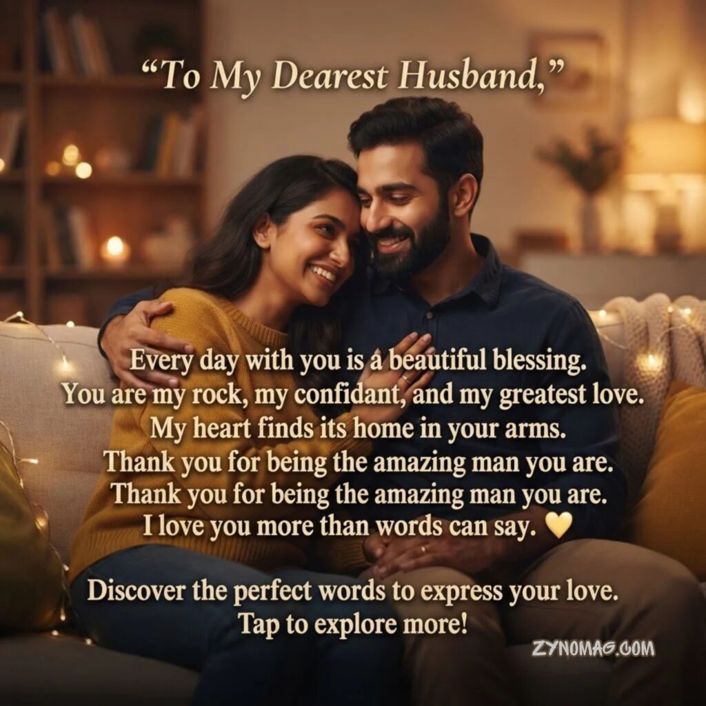Heart Touching Shayari For Husband In English